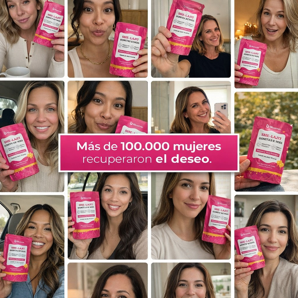 Gomitas SHE-LAJIT | Energía, Enfoque y Vitalidad Femenina