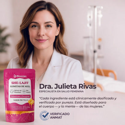 Gomitas SHE-LAJIT | Energía, Enfoque y Vitalidad Femenina